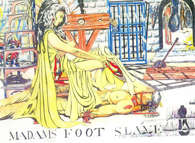 Foot Slave Drawing - Drawings | Femdom United - Part 3